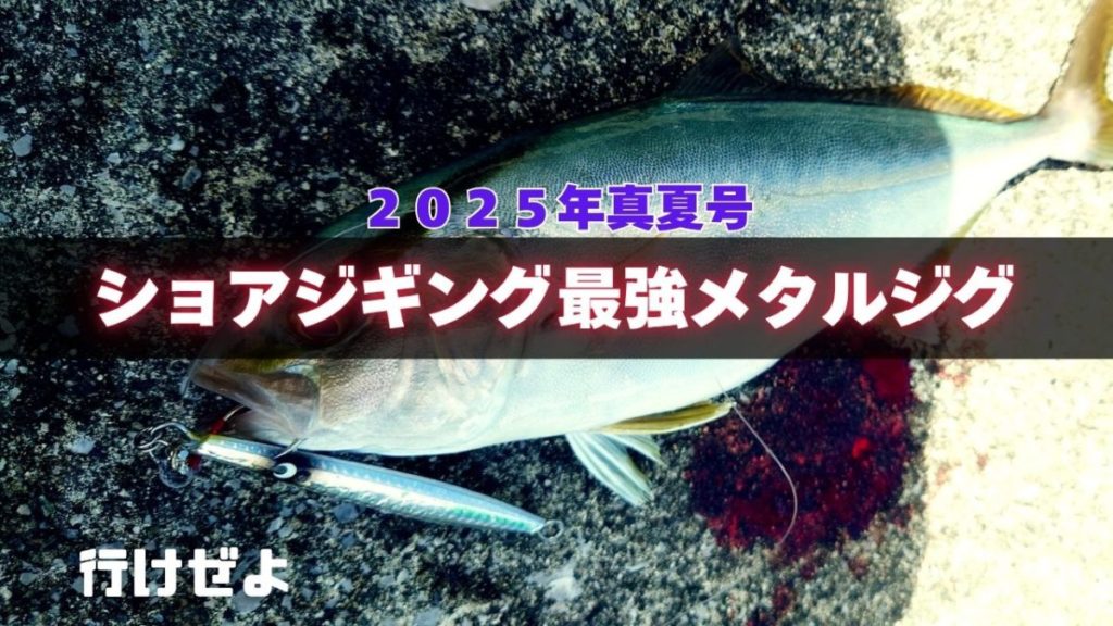 【ショアジギング】２０２５年夏に誰でも確実に絶対に青物が全滅するくらい釣れるし手に入れやすいおすすめメタルジグ３選、そんなウワサ話【ネイリカンパチブリワラサハマチサワラサゴシ】